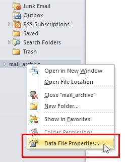 Data File Properties