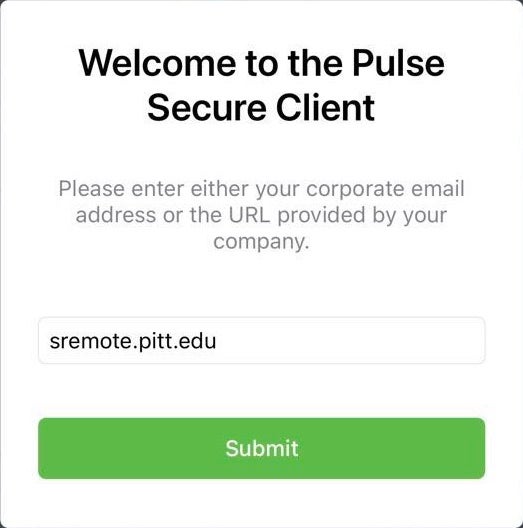 pulse secure client stuck on connecting