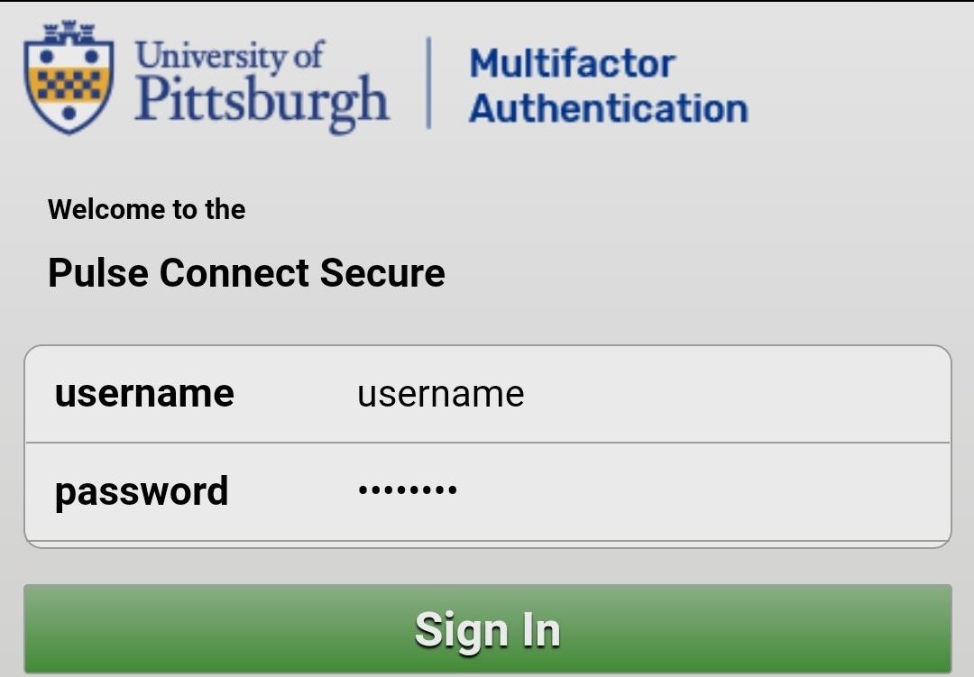 pulse secure secondary password