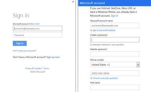 Office 2013 Microsoft Account Sign In Window