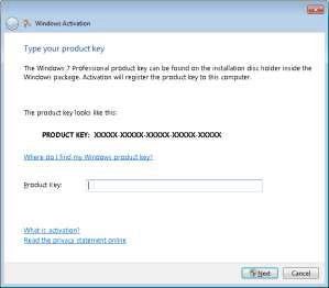 Tangkapan layar instalasi Windows 7 12