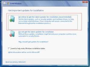 Tangkapan layar instalasi Windows 7 3