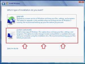 Tangkapan layar instalasi Windows 7 6