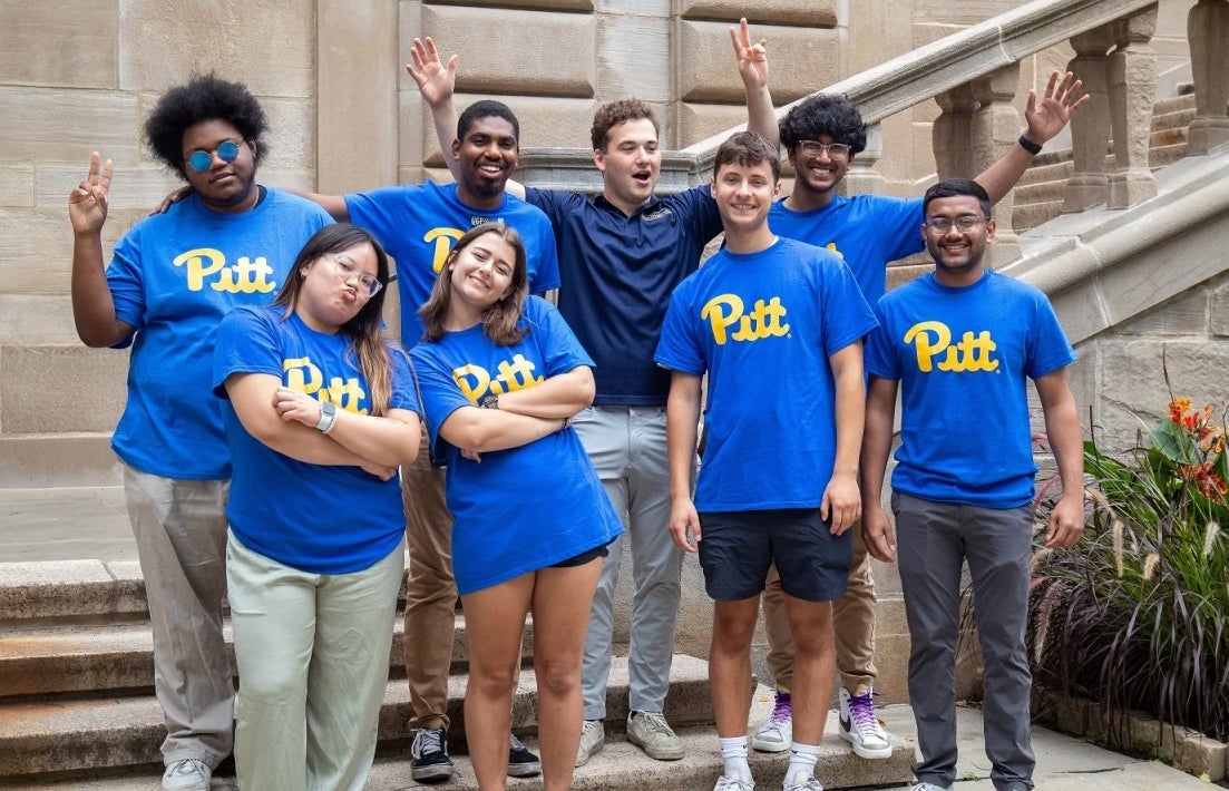 group photo of Pitt IT's Tech Ambassadors