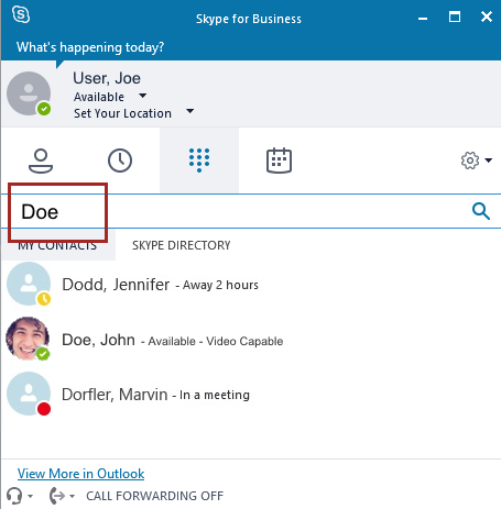 Skype For Business Getting Started Managing Calls With The Skype Application Information Technology University Of Pittsburgh